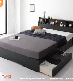 Giường Ngủ Gỗ Công Nghiệp Lõi Xanh Chống Ẩm Hiện Đại Dành Cho Gia Đình TA032