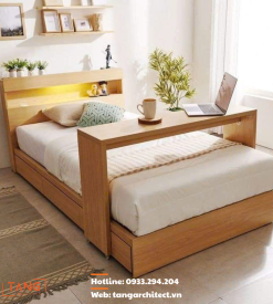 Giường ngủ ngăn kéo MDF TA028
