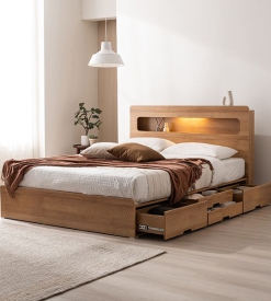 Giường Ngủ Gỗ Công Nghiệp Lõi Xanh Chống Ẩm Hiện Đại Dành Cho Gia Đình TA030