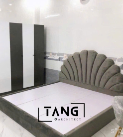Giường MDF bọc nệm TA036