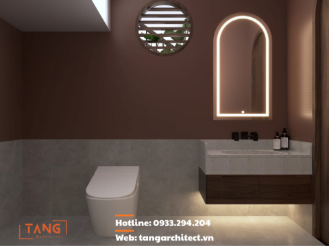 Thiết kế nội thất mộc mạc tone tối trung niên hiện đại sang trọng - Tạng Architect